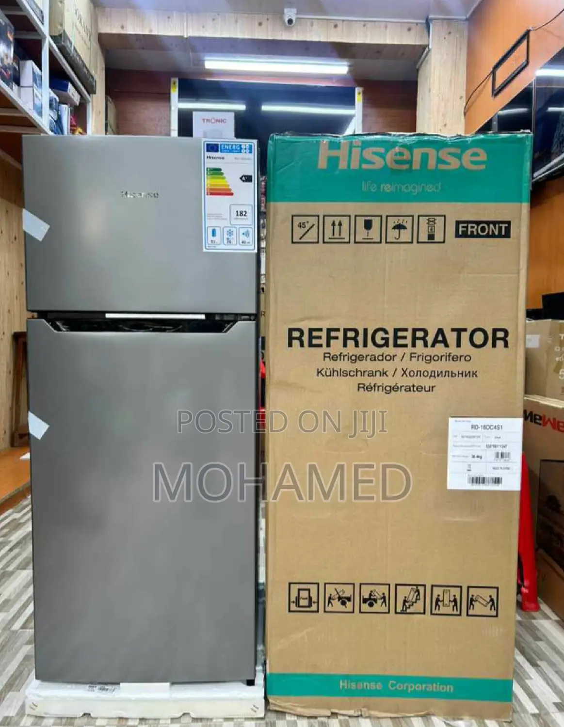 Hisense Fridge/Friji 120L (Model Rd16)