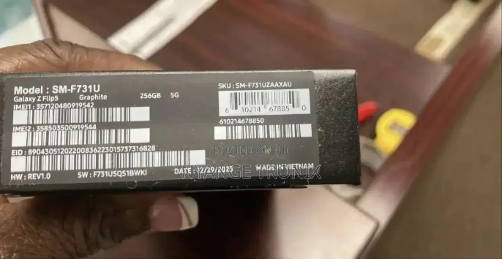 New Samsung Galaxy Z Flip 5 256 GB Black