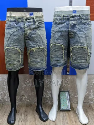Mens Short Brown Jeans
