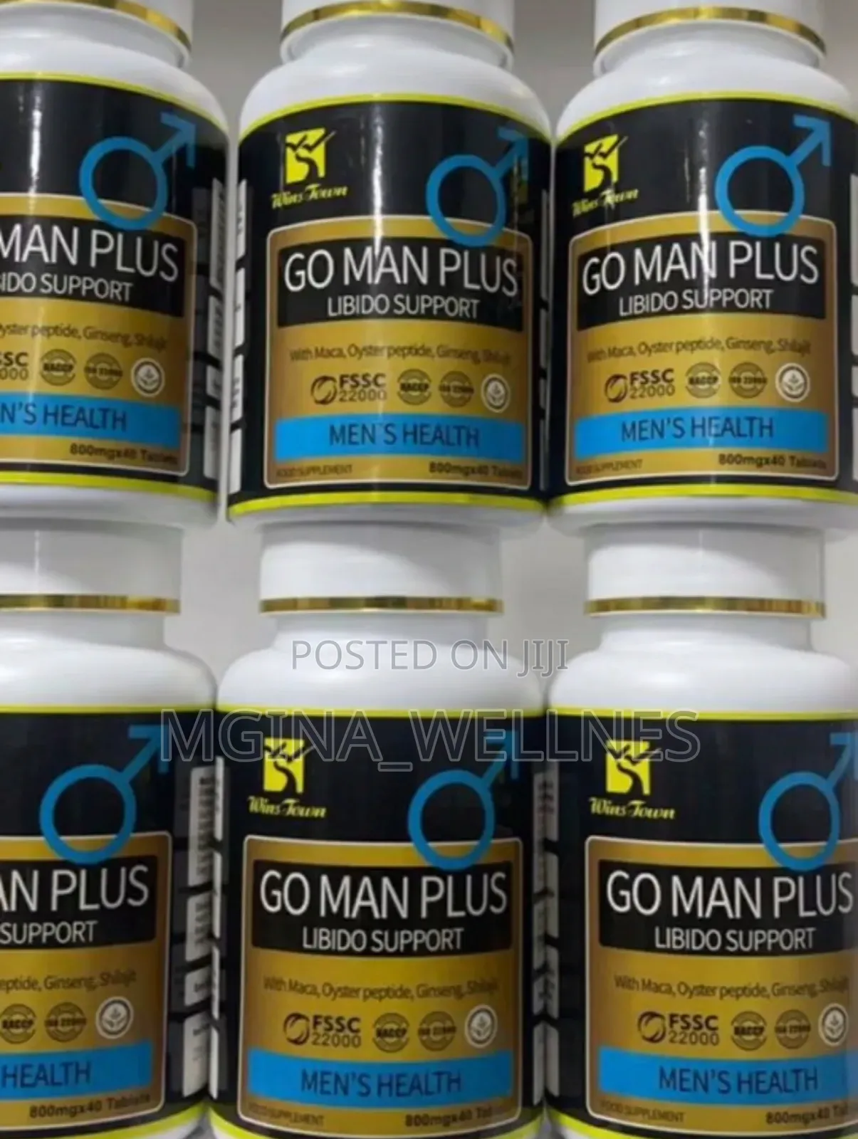 Go Man Plus for Libido Support Energy Tablet With MACA