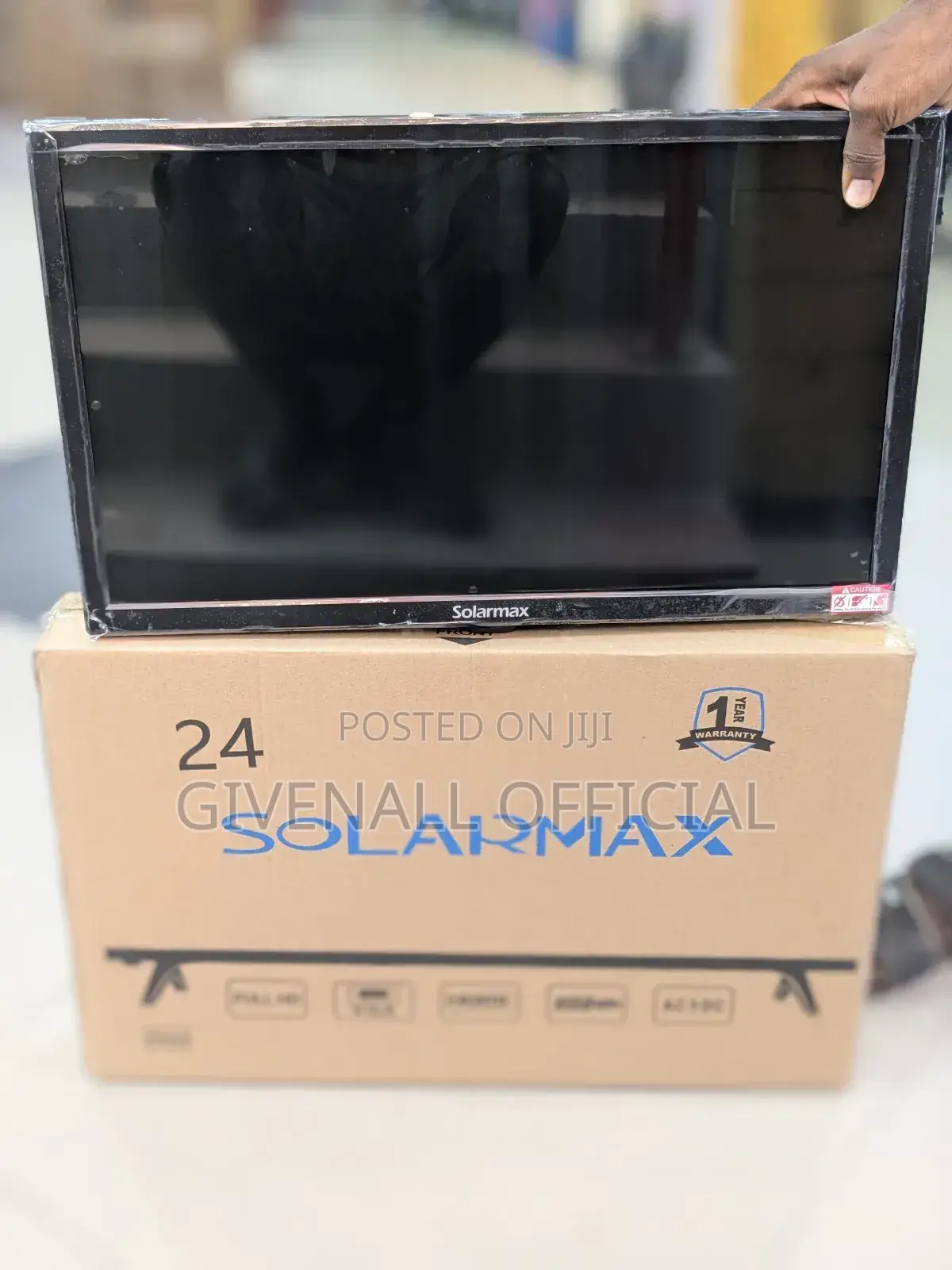 Ofa Ofa = Solarmax TV Nchi 24 LED Full HD Warranty Mwaka