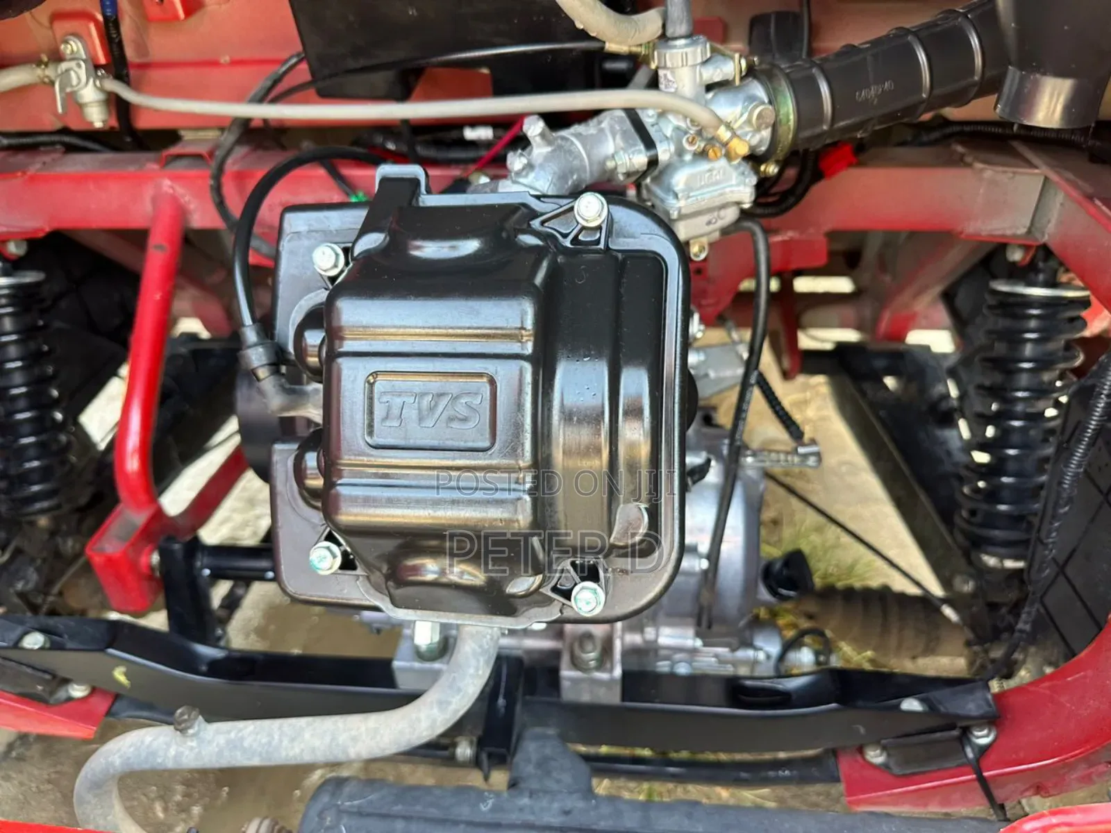 New TVS King Cargo 2024 Red