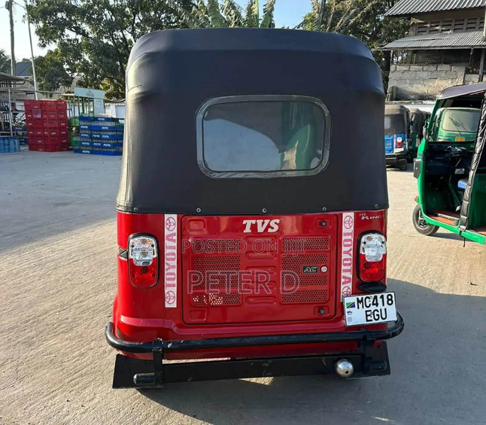 New TVS King Cargo 2024 Red
