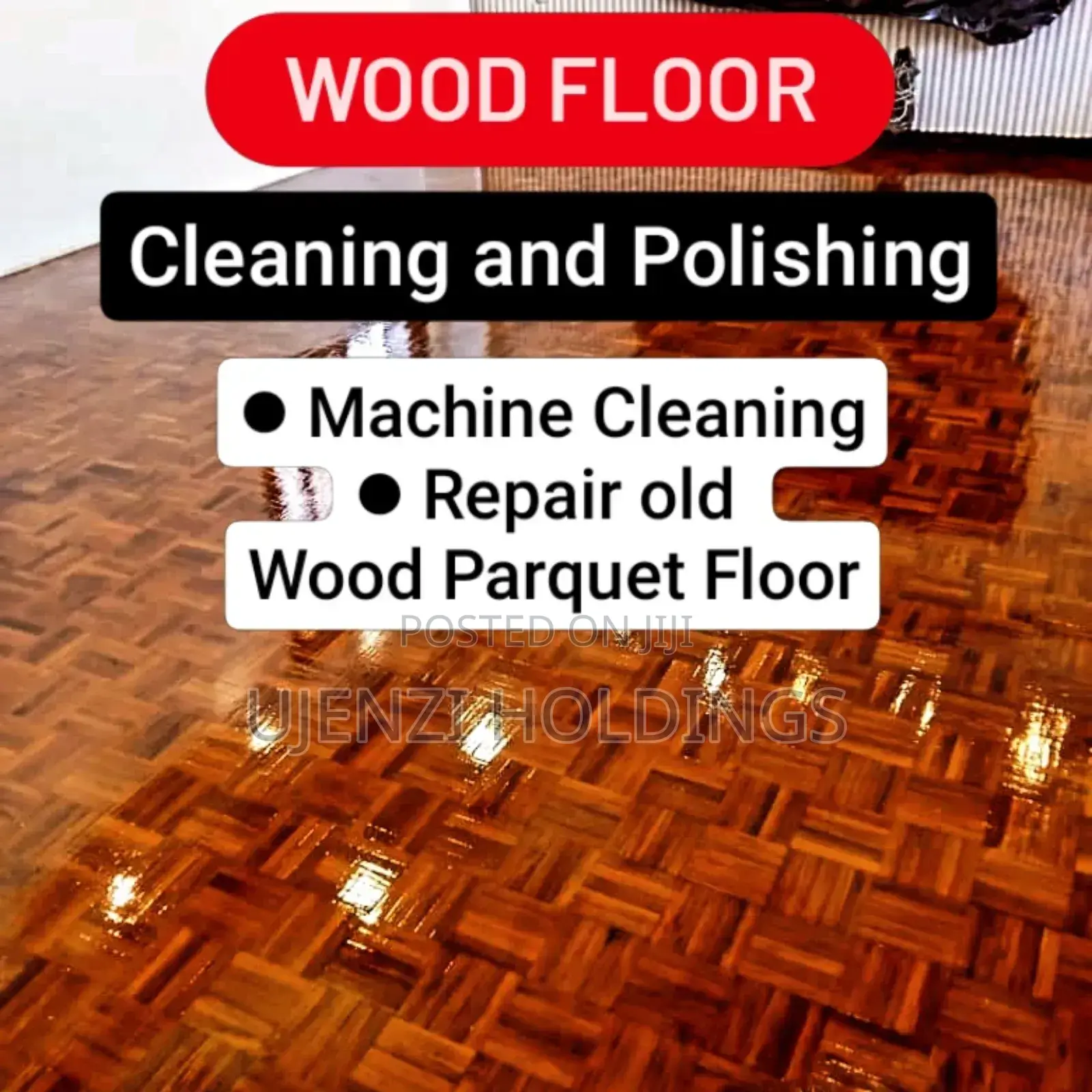 WOODFLOOR Cleaning and Polish Service in Tanzania