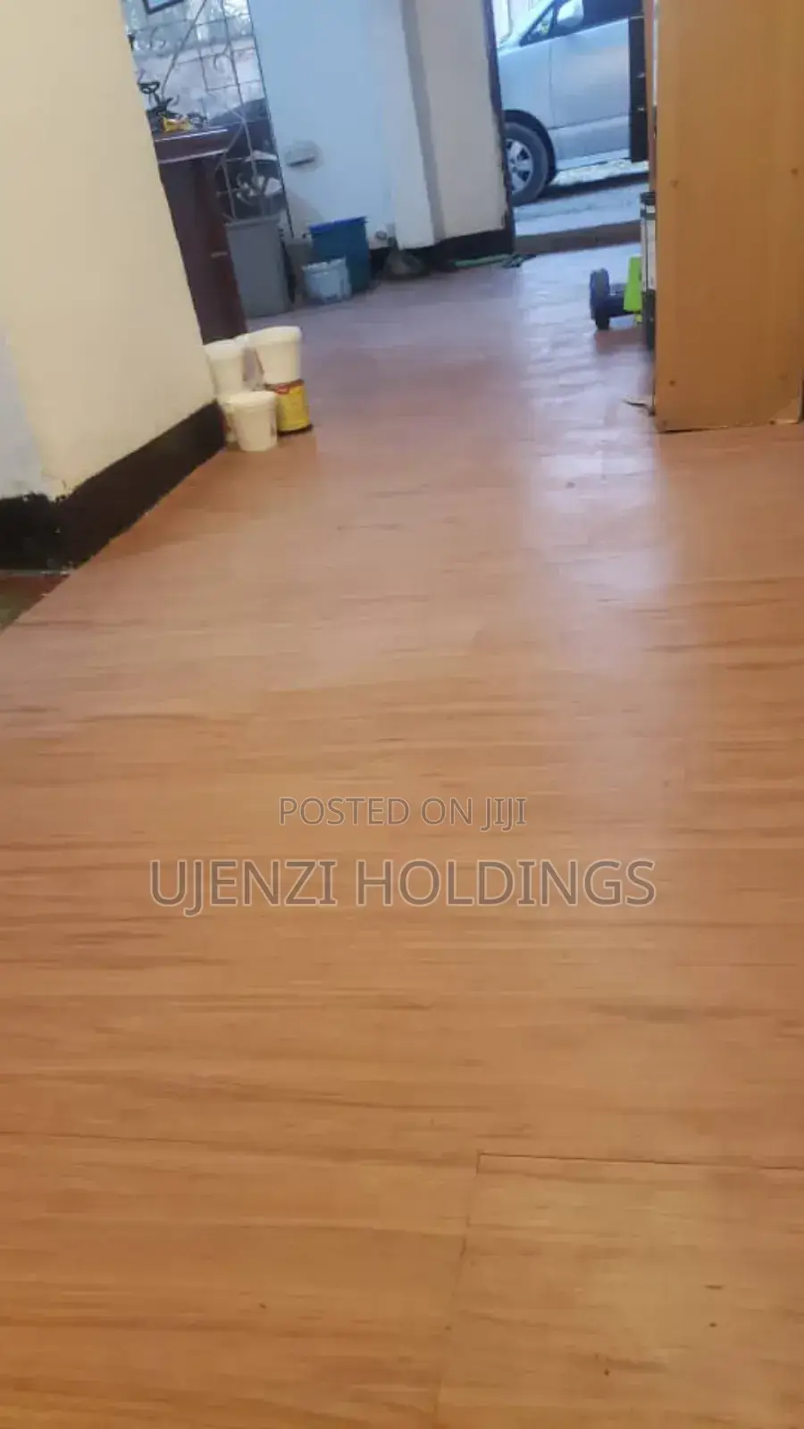 Rubber LVT FLOOR TILES of Wooden Colours in TANZANIA 