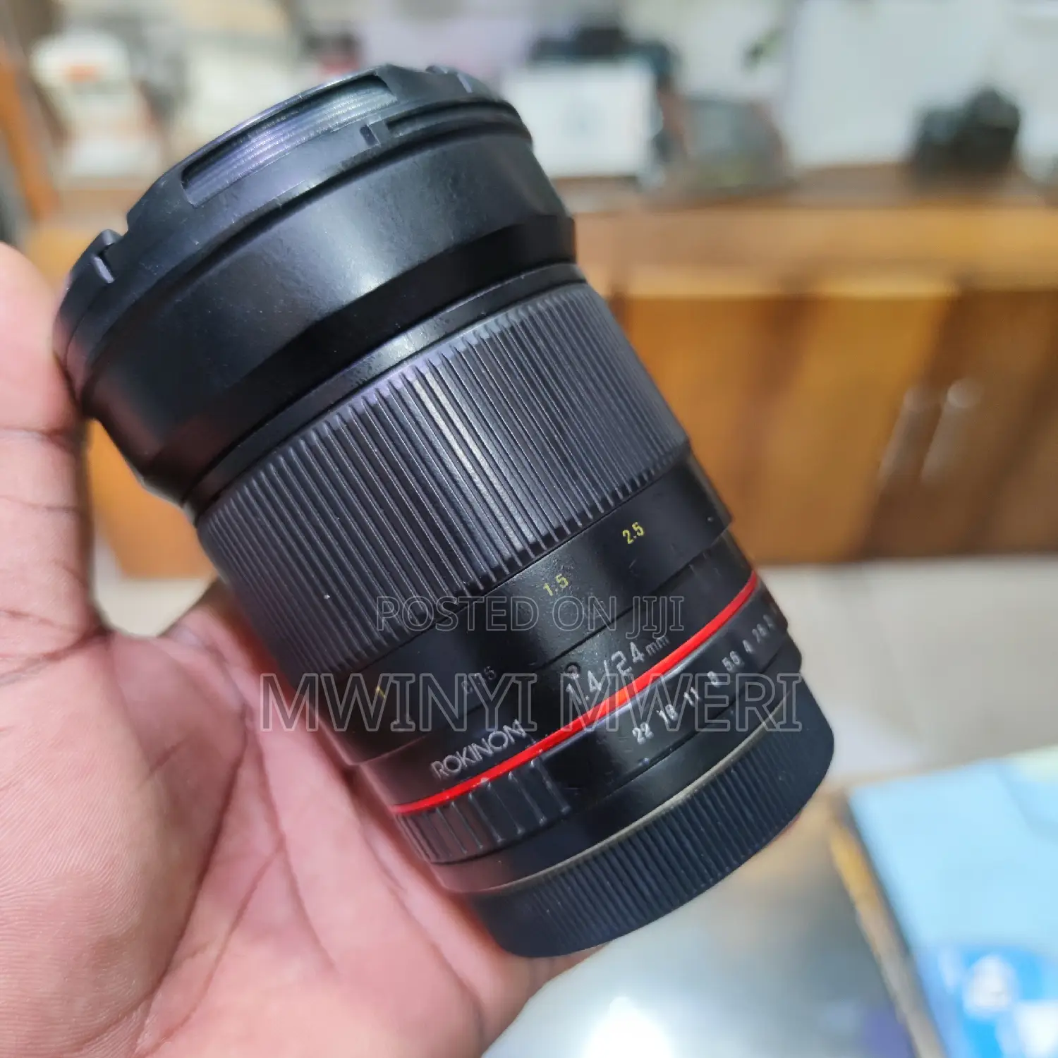 Rokinon 24mm F/1.4 ED AS UMC Wide-Angle Lens for Canon