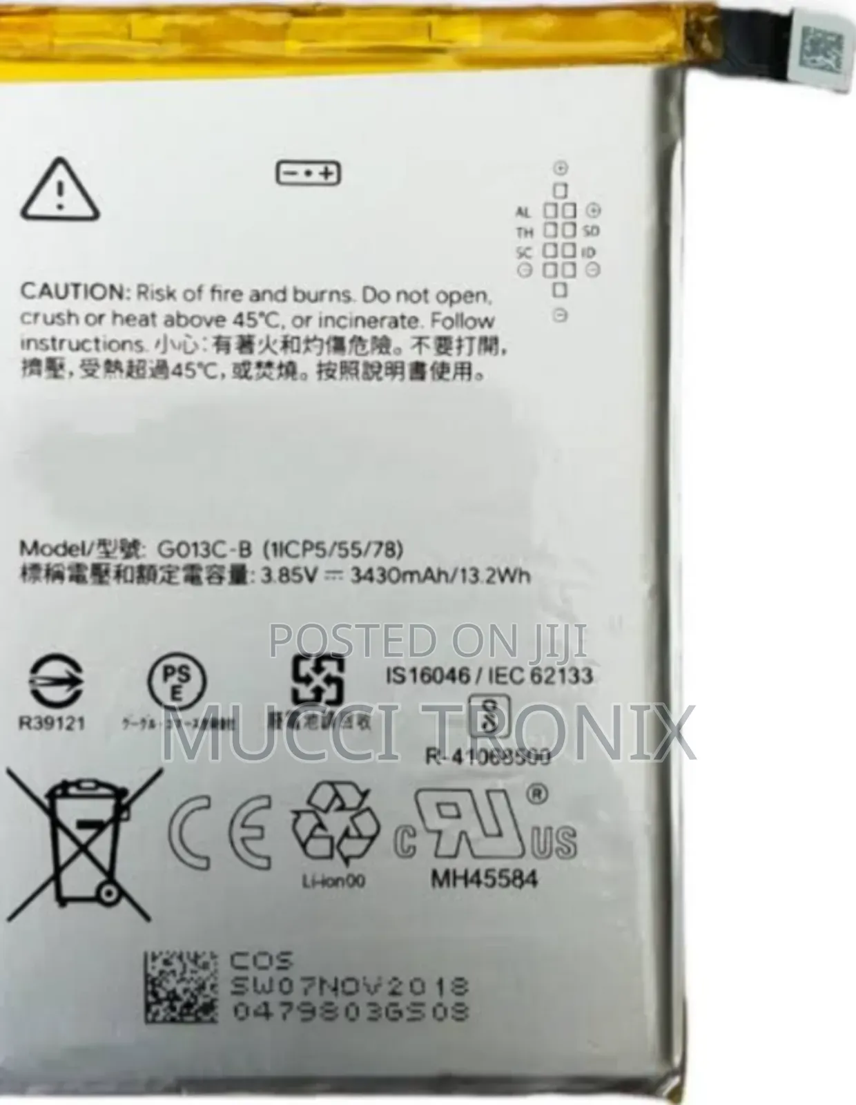 Google Pixel 3 XL Battery