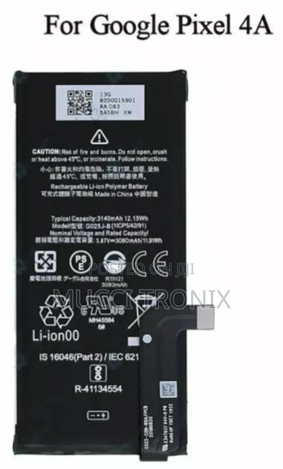 Google Pixel 4a Battery