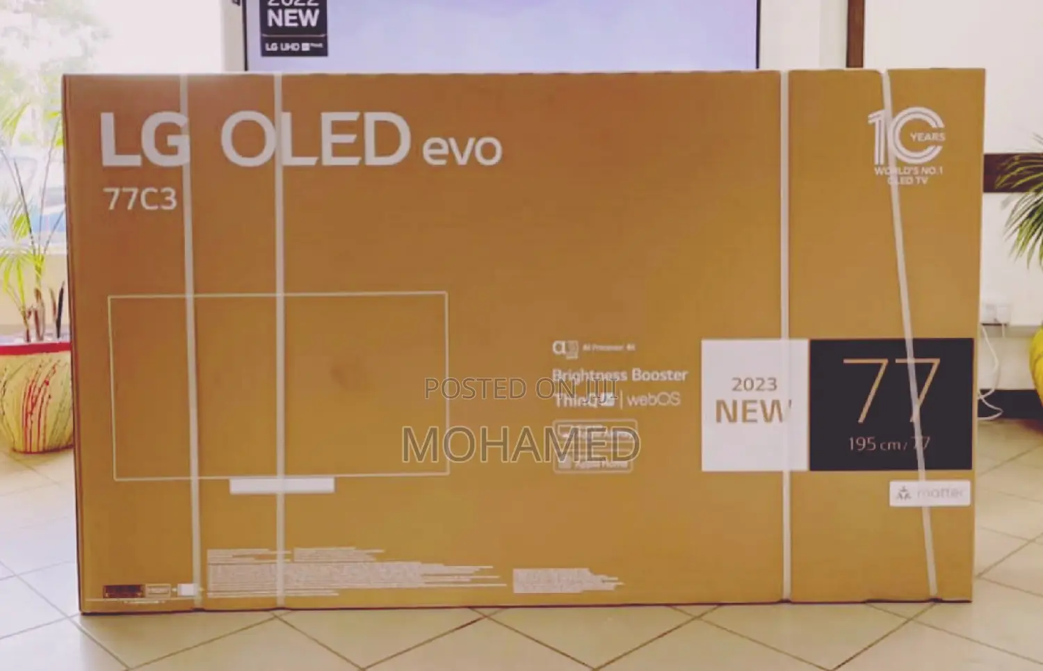 LG 77"C3 6la Evo Oled Inch 77