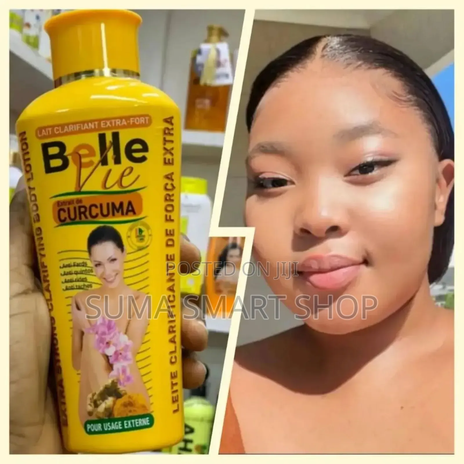 BELLE VIE Body Lotion .(Ngozi Ya Unjano )