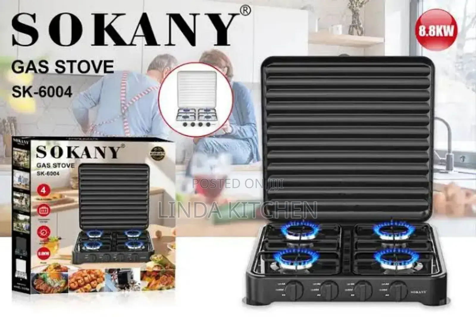 Sokany Gas Stove 4plates