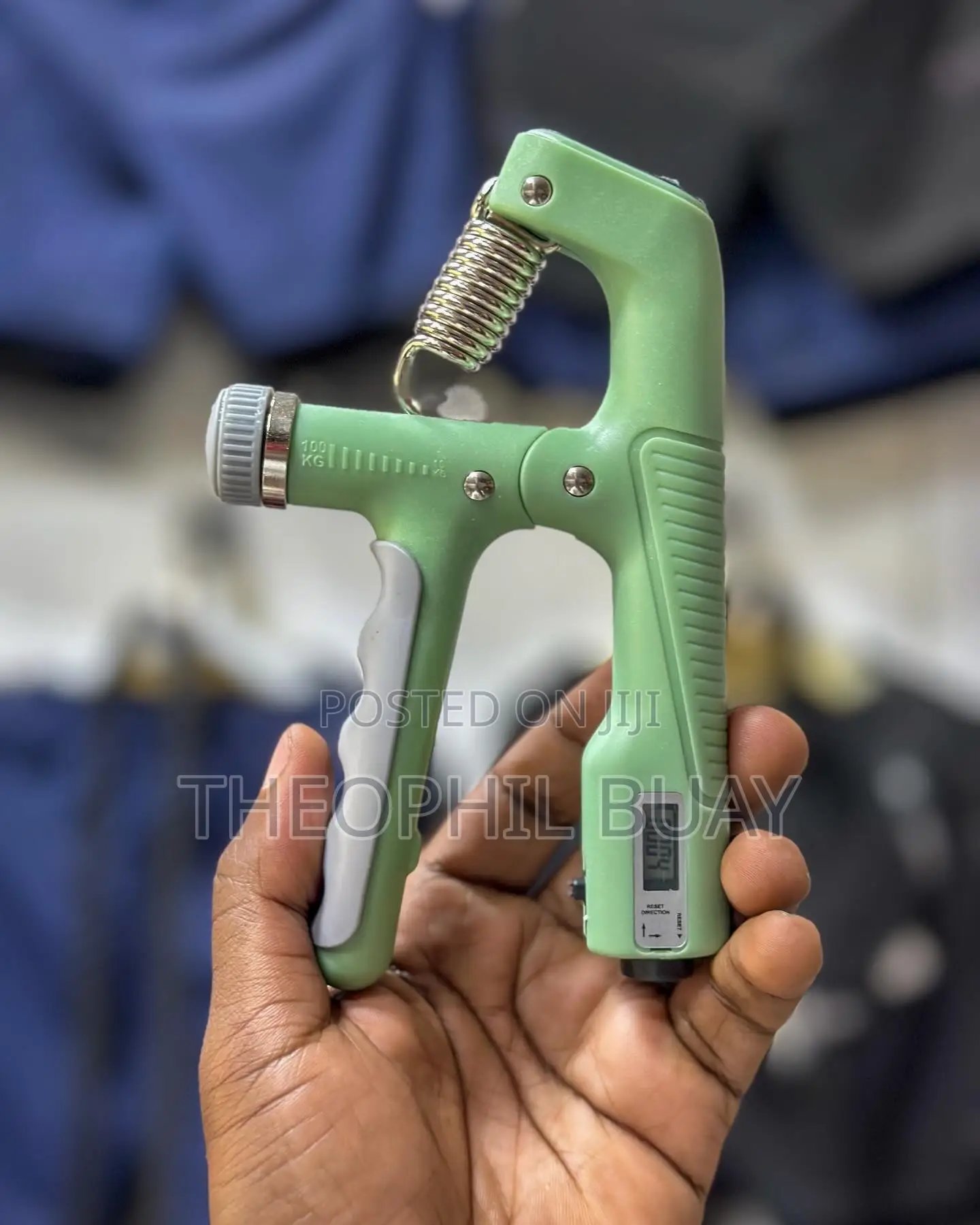 Hand Grip With Counter Green