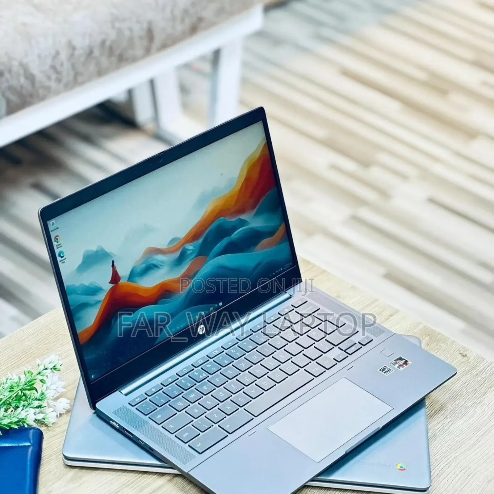 New Laptop HP Chromebook 14 8GB AMD Ryzen 3 SSD 256GB