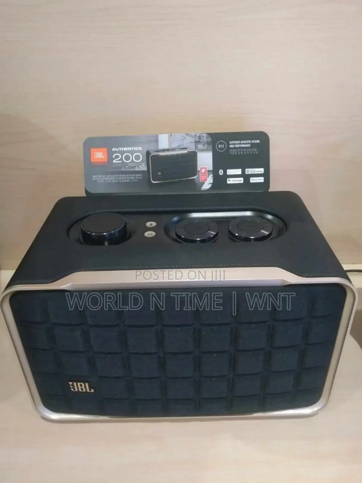 JBL Authentics 200 Smart Home Speaker With Wi-Fi, Bluetooth