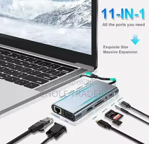 11 in 1 USB-C Hub Docking Station