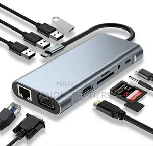 11 in 1 USB-C Hub Docking Station