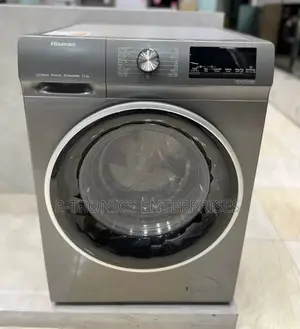 Hisense Titanium 12kg Front Load Automatic Washing Machine