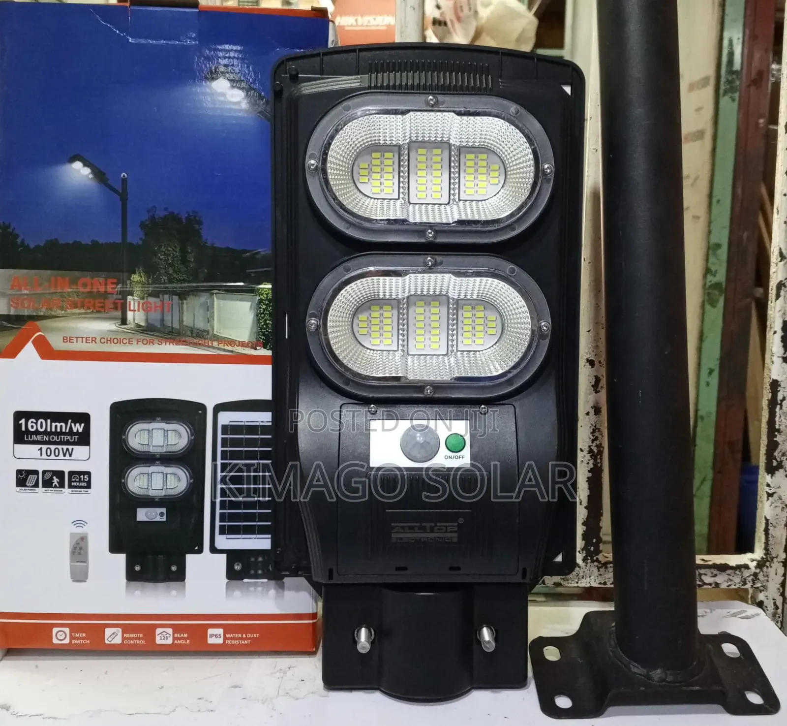SOLAR STREET LIGHT ALL IN 1 Don't Miss It 100w