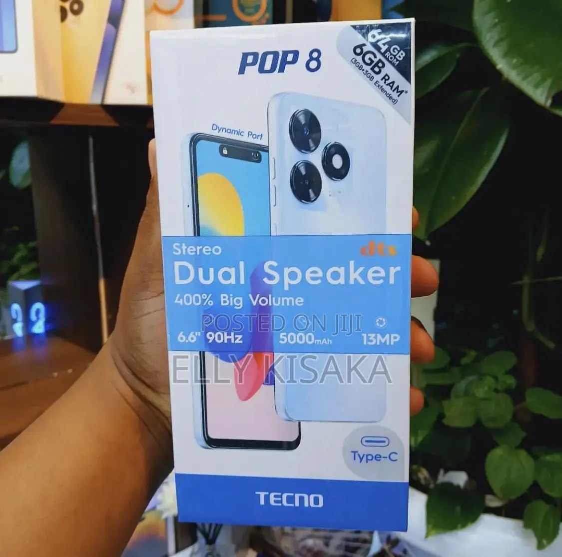 New Tecno Pop 8 64 GB Black