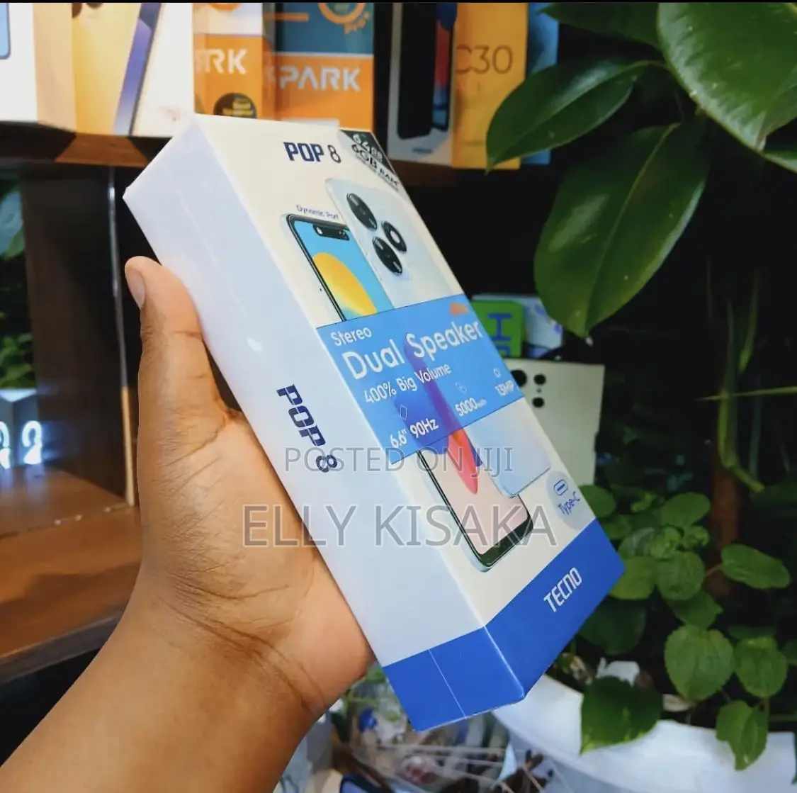 New Tecno Pop 8 64 GB Black