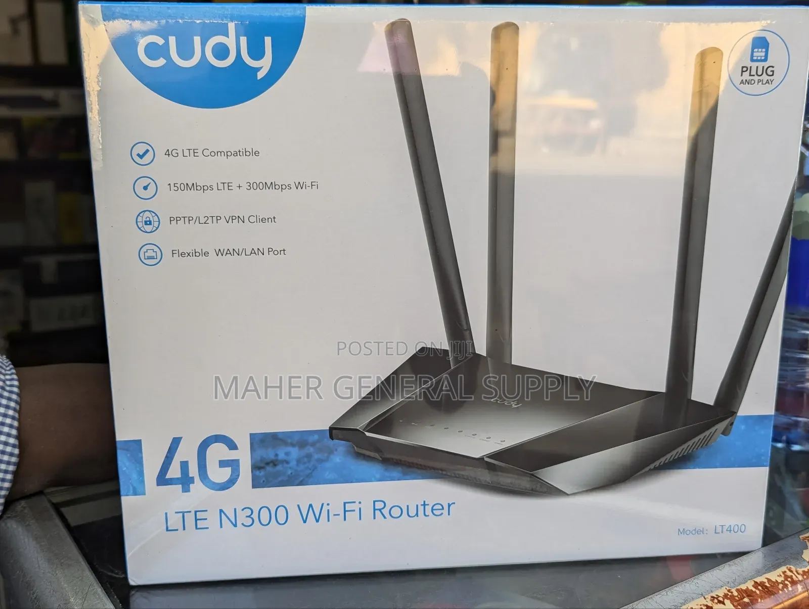 4G LTE N300 Wi-Fi Router