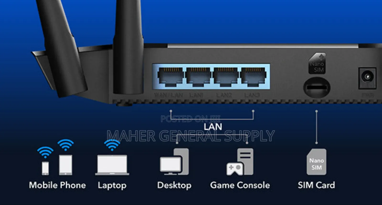 4G LTE N300 Wi-Fi Router
