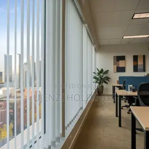 Vertical Blinds in Cream and White Colours in Tanzania 