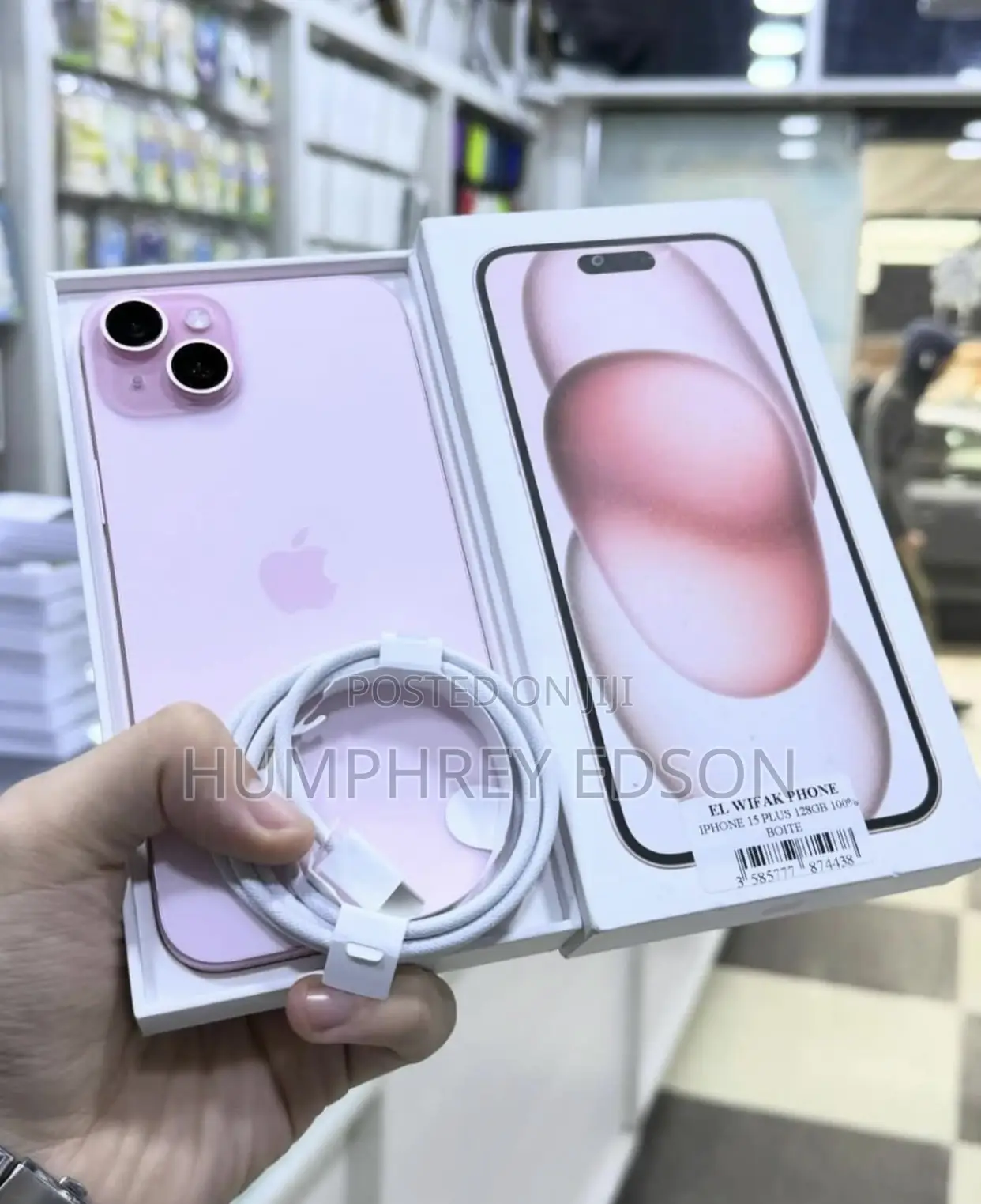 New Apple iPhone 15 128 GB Pink