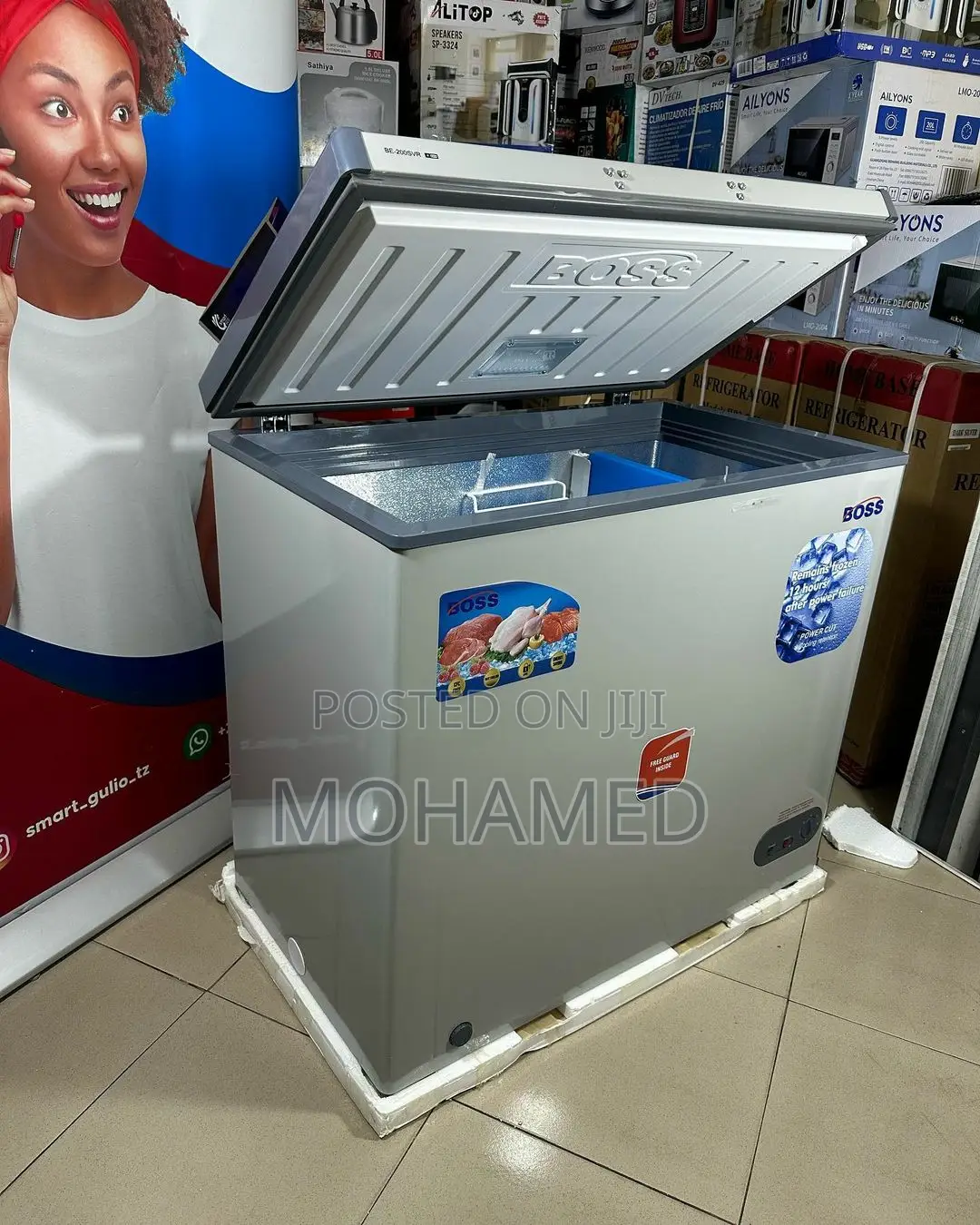 Boss Freezer/Friza 200L Be 200 Ss