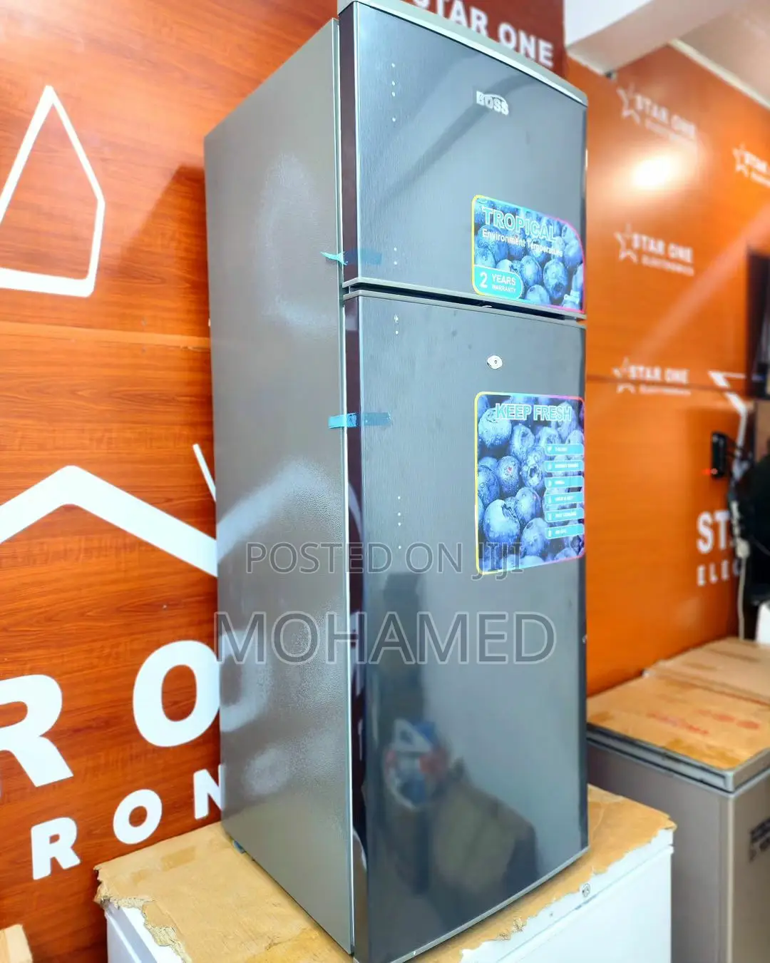 Boss Fridge/Friji Bs 202 SVR (200L)