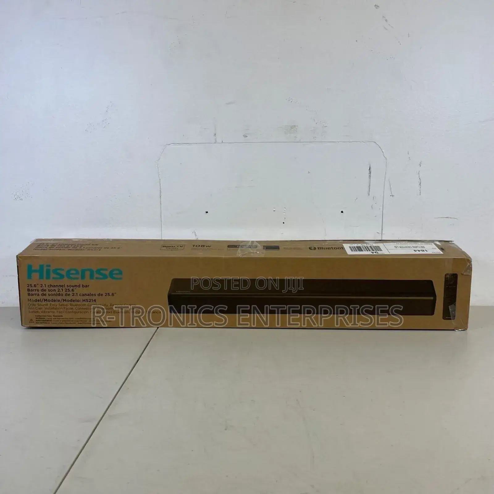 Hisense HS214 2.1ch Sound Bar W/ Built-in Subwoofer