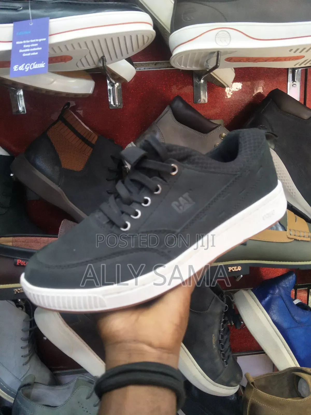 Mens Shoes Cateripillar Material Leather