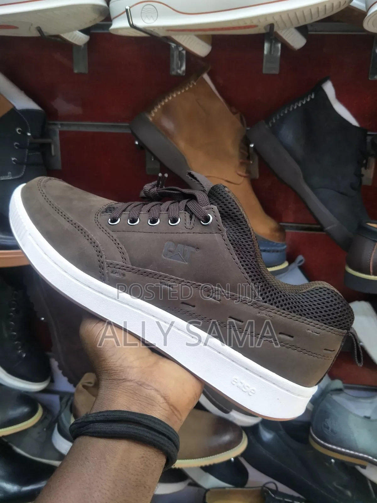 Mens Shoes Cateripillar Material Leather