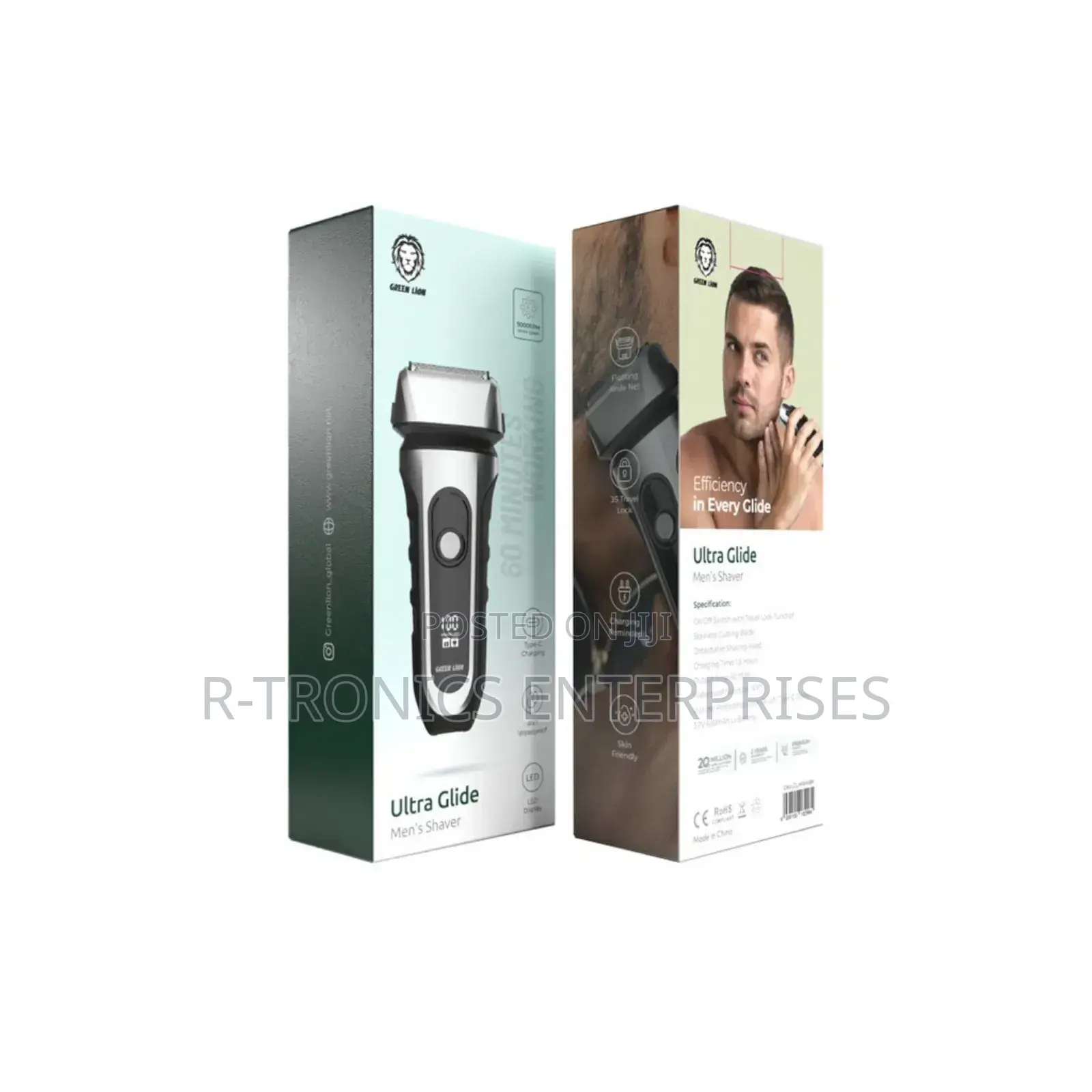 Green Lion Ultra Glide Men’S Shaver Black