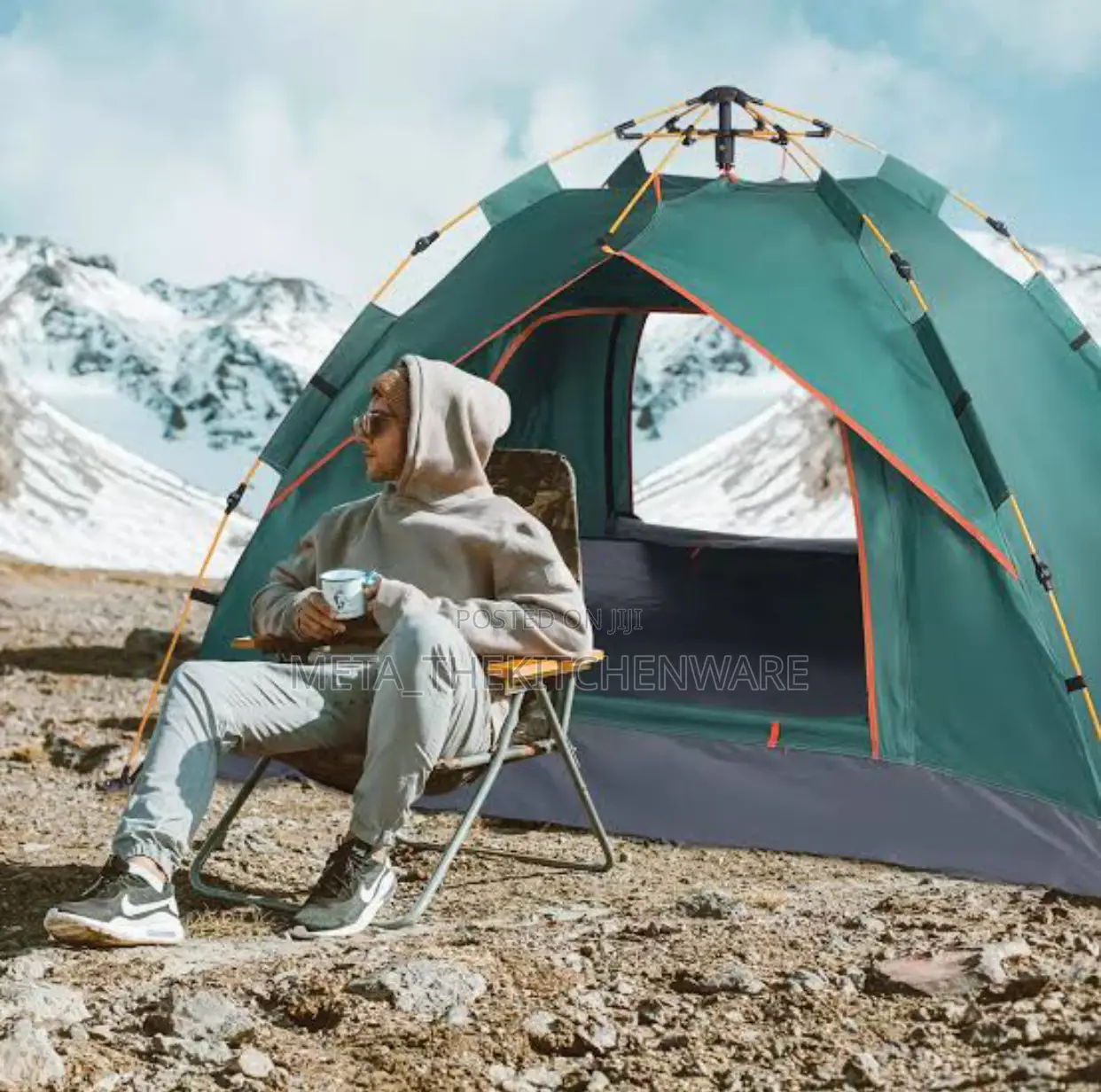 Four Corner Automatic Camping Tent (2-4 People)