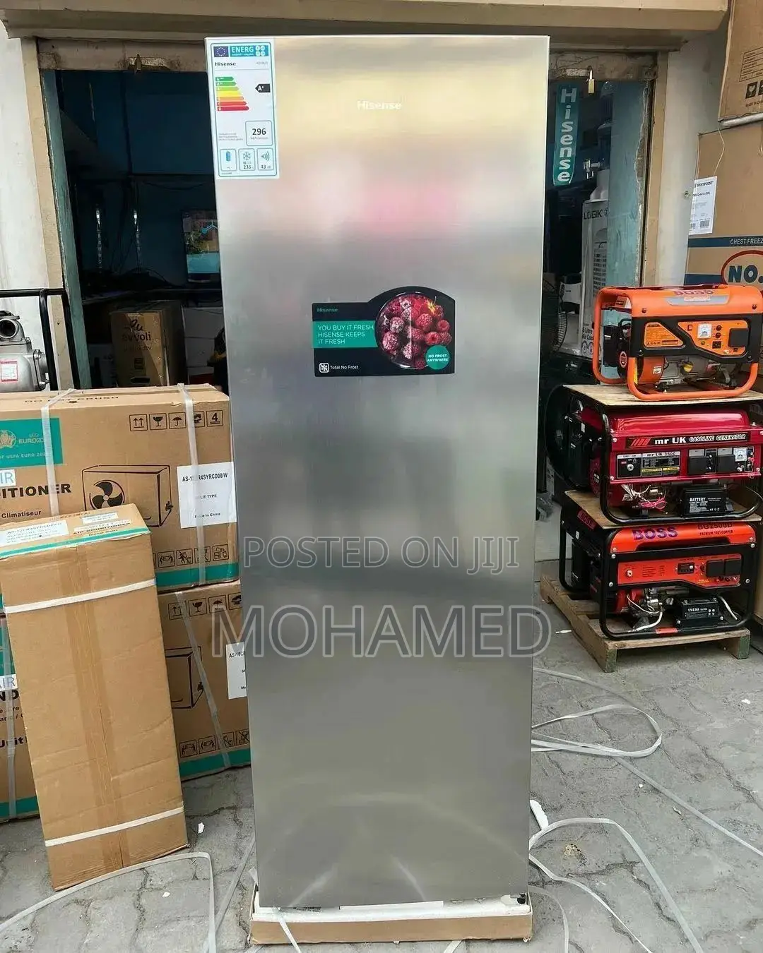 Hisense Stainless Steel Full Freezer/Friza 235L Model H310us