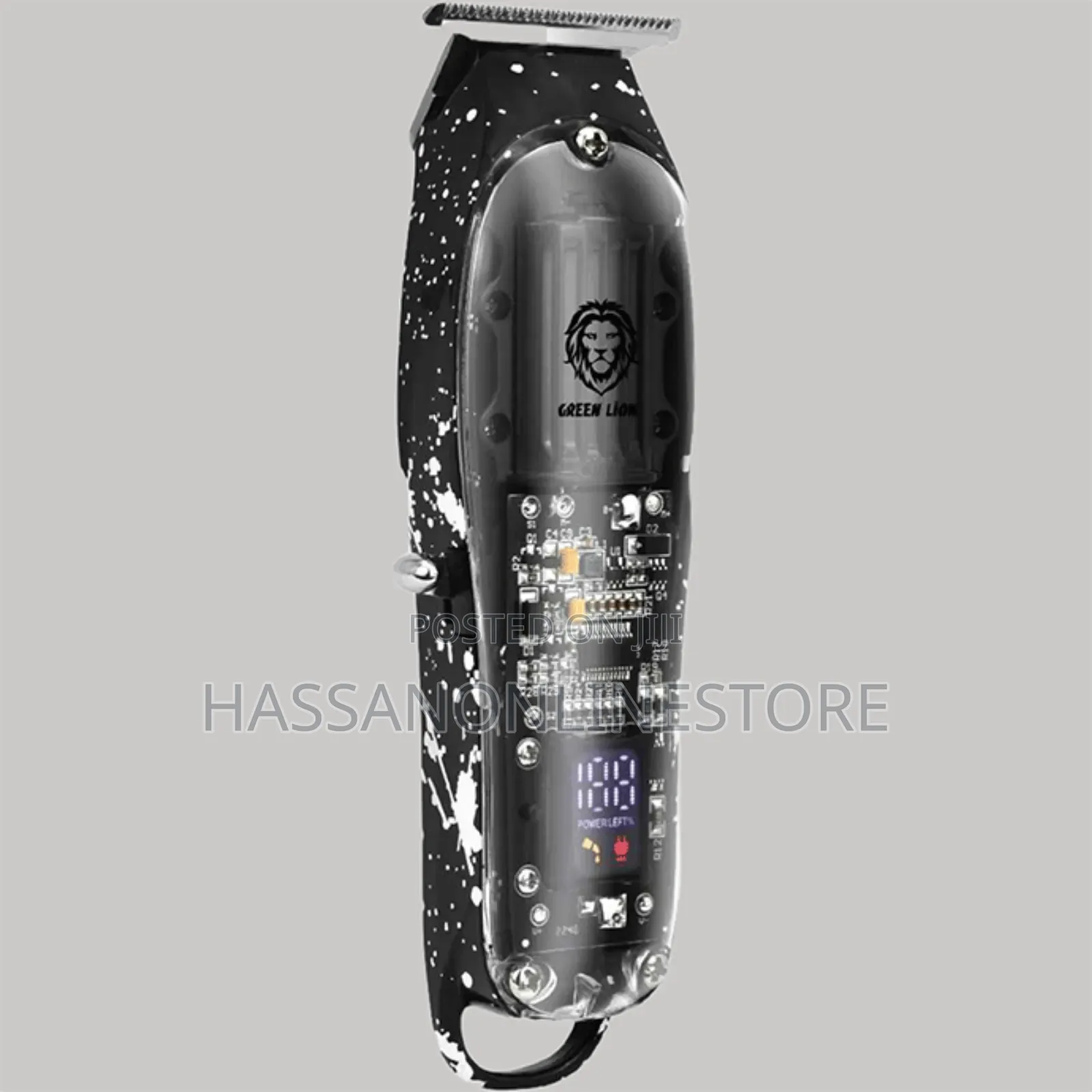 Green Lion 6000RPM USB Charging Transparent Pro Hair Trimmer
