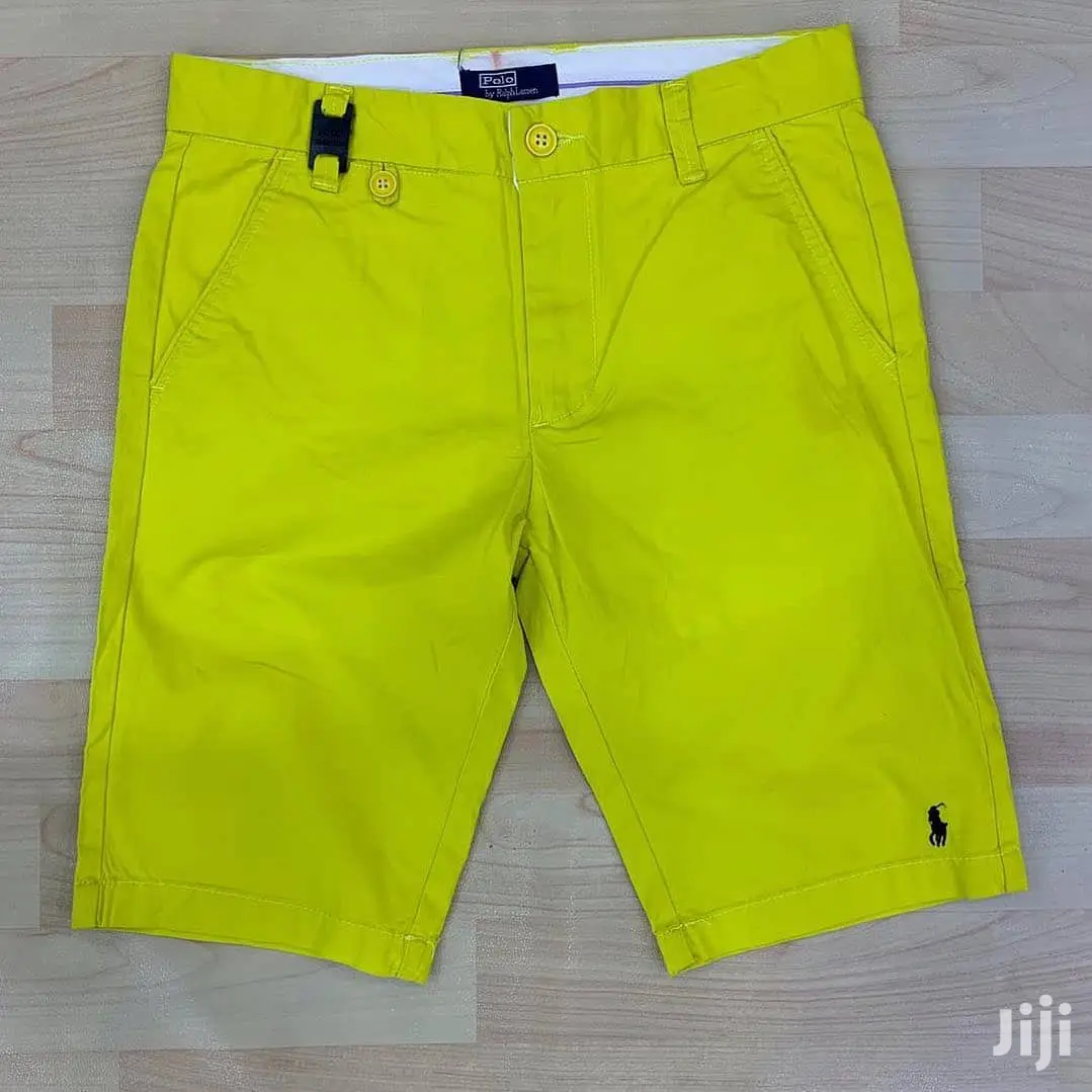 Shorts Pens Yellow Khaki