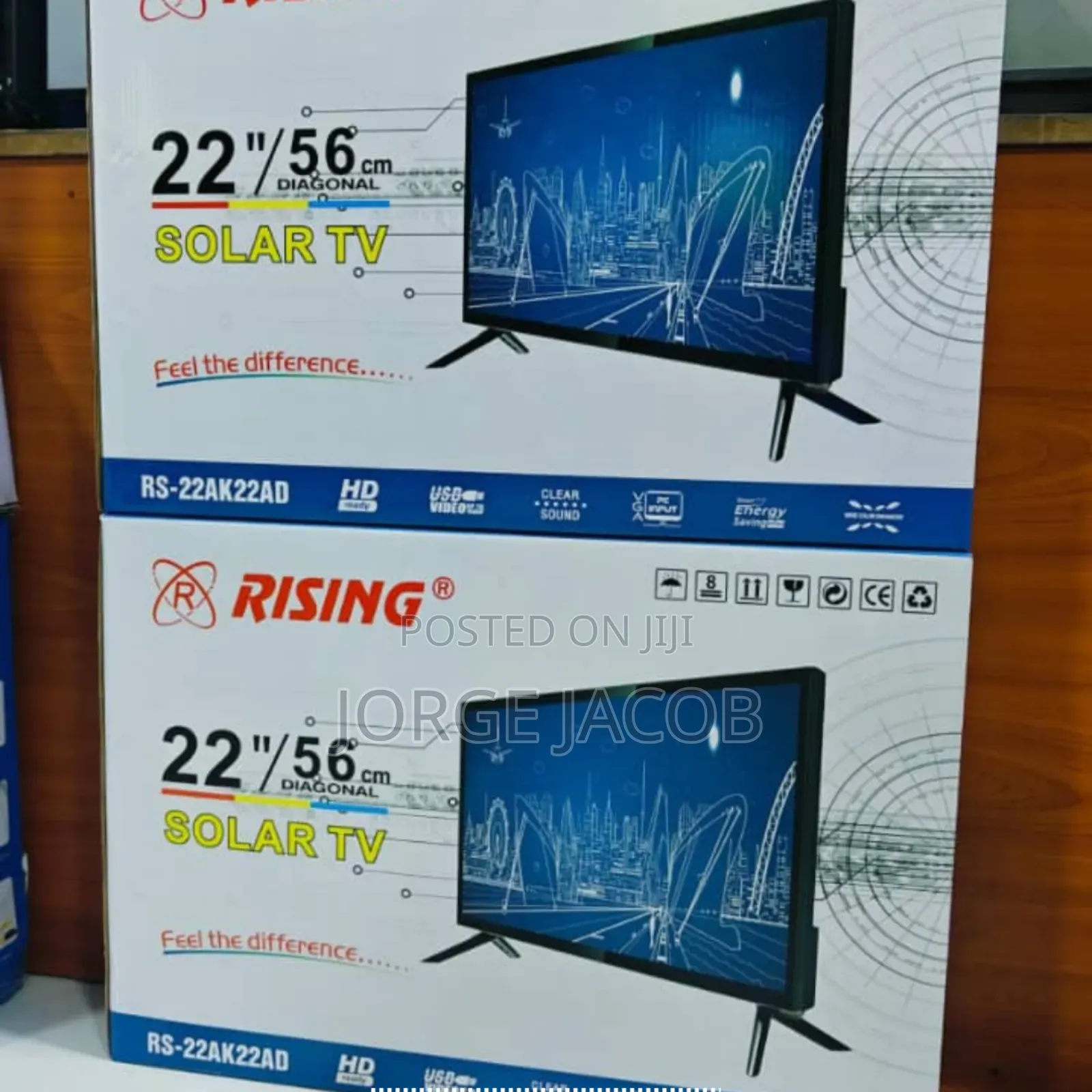 Rising Flat Tv Inch 22 New