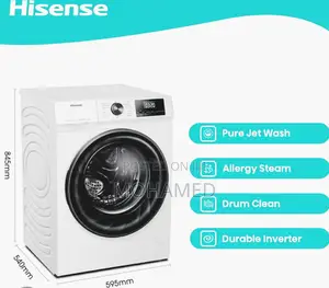 Hisense Washing Machine 8kgs Wfqy8012 VMS