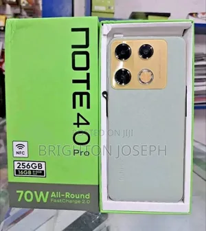 Photo - New Infinix Note 40 Pro 256 GB Gray