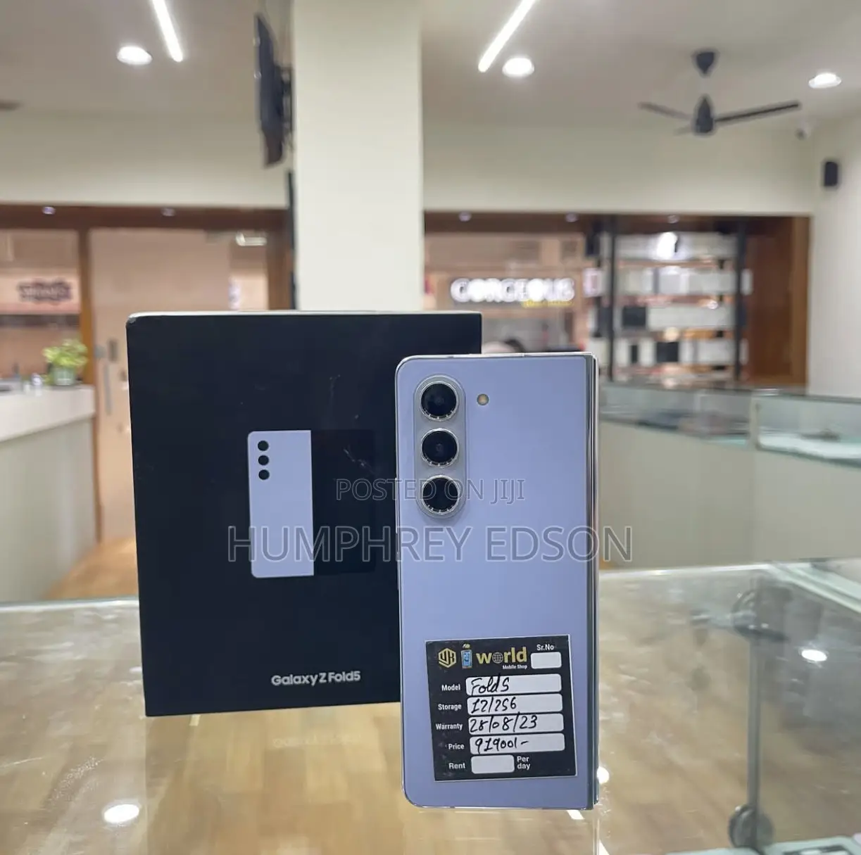 New Samsung Galaxy Z Fold 5 256 GB Blue
