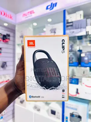JBL Clip 5 Portable Waterproof Wireless Speaker (Black)