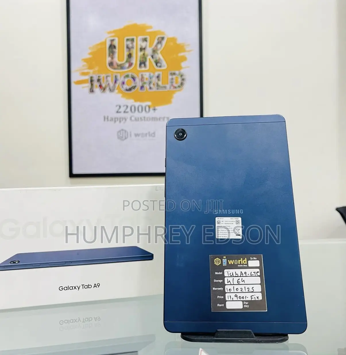New Samsung Galaxy Tab A9 64 GB Blue