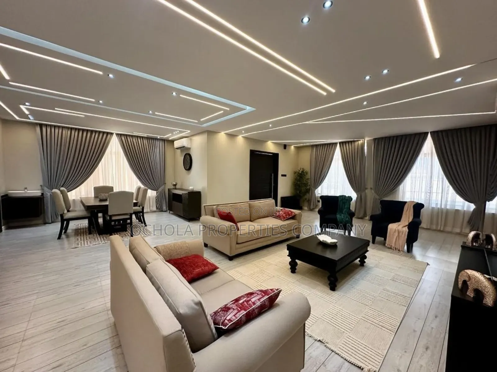 Furnished 4bdrm Apartment in Masaki for rent