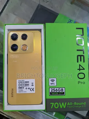 Photo - New Infinix Note 40 Pro 256 GB Rose Gold