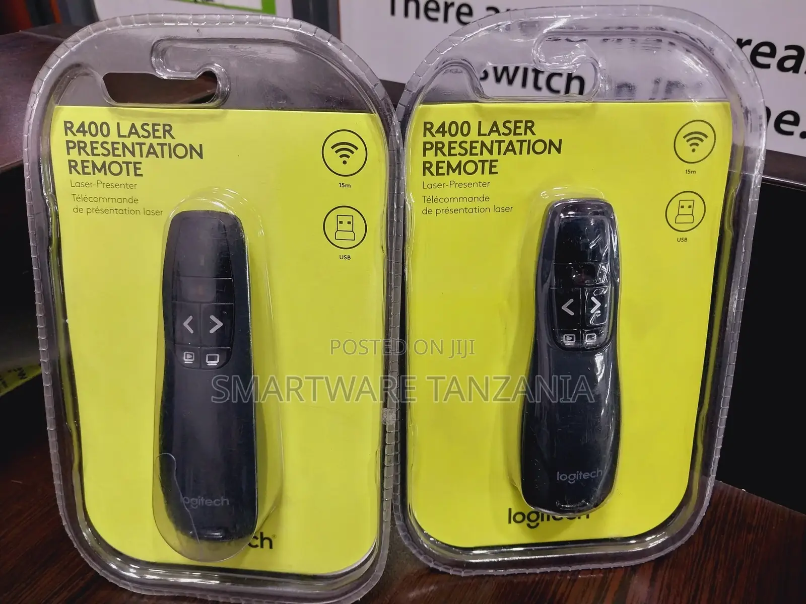 Logitech Wireless Presenter Green Laser Pointer Clicker