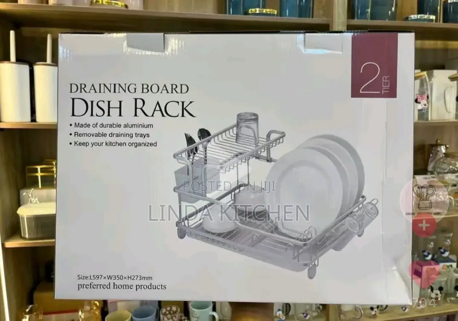 Aluminum Dish Rack