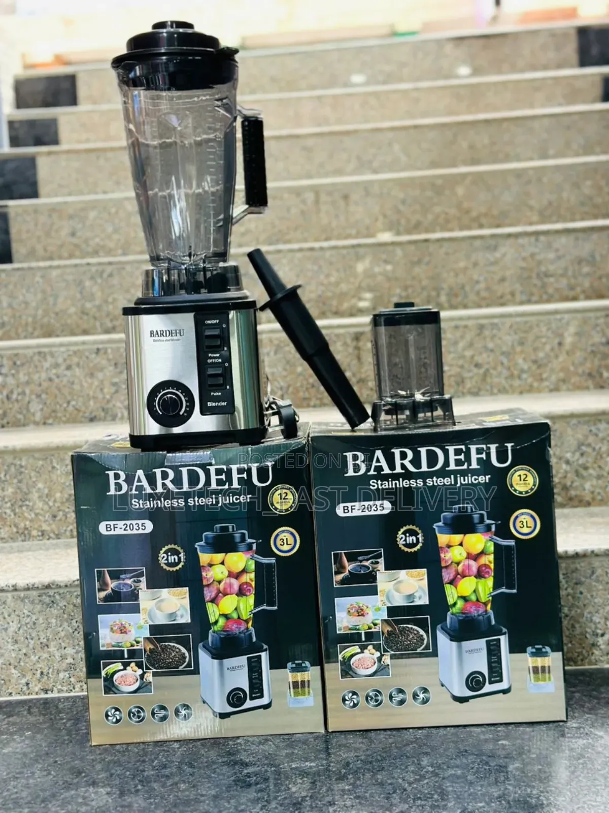 Bardefu Blender 3L (2 in 1)