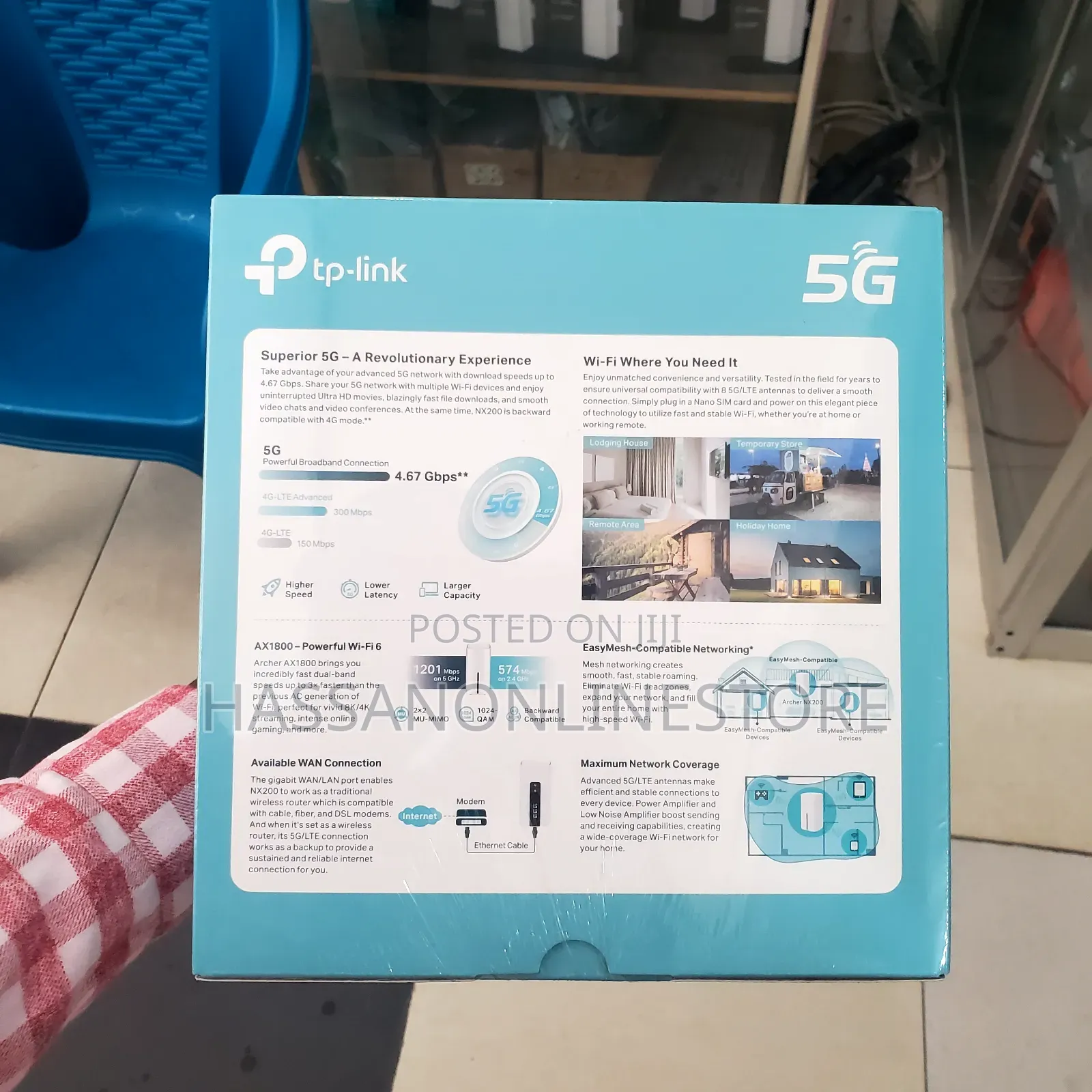 Tp-Link Archer Nx200 | 5g Ax1800 Wireless Dual-Band Gigabit Router